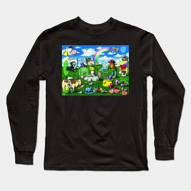 Cartoon Network Homage Long Sleeve T-Shirt by Jimmy Alonzo